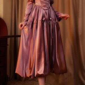 Elegant Mauve Rapunzel Skirt